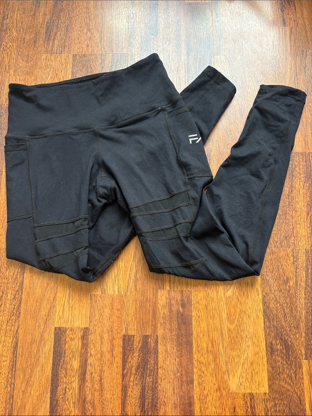 Fila Kids Black Stretch Athletic Leggings